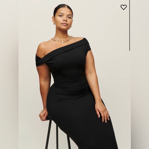 Reformation Dresses & Skirts - Reformation Black Off-Shoulder Maxi Dress